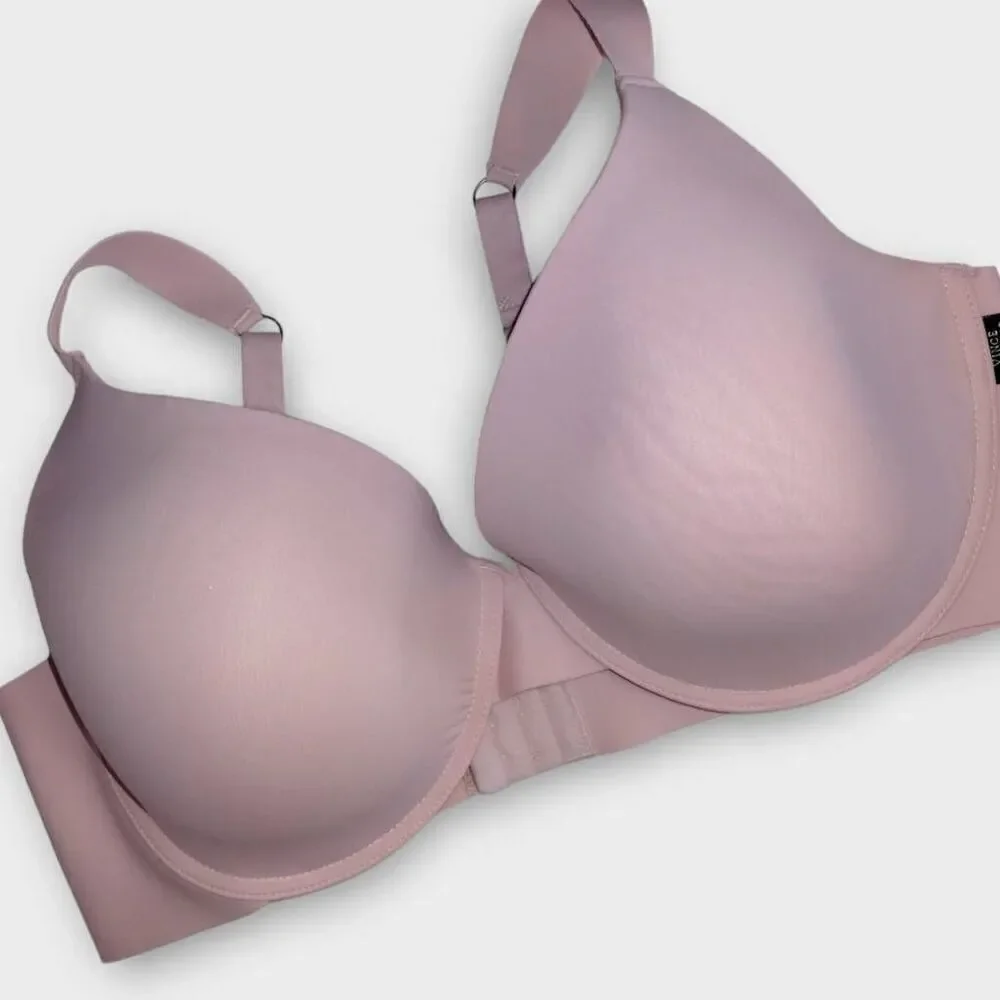 Vince Camuto Womens Bra Sz 42D Pink Nylon‎ Spandex Comfort Adjustable Intimates